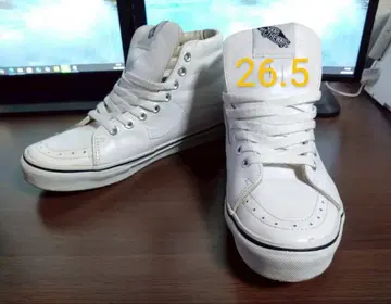 반스 Vans Sk8-Hi 화이트 26.5cm 반스