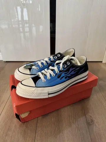 CONVERSE CT70 FLAME 프레임 파이어 패턴 27.0 축광