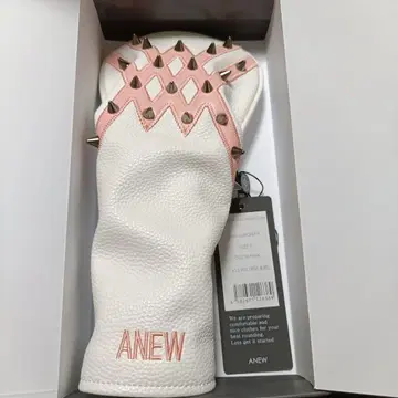 [새상품] ANew 스터드 골프헤드커버 사이즈 F 핑크