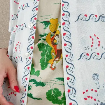70s 70년 빈티지 VINTAGE 빈티지 꽃무늬 셔츠