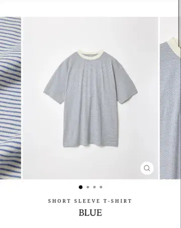 ONC MERINO 숏 슬리브 티셔츠 블루 시착만 한 상품