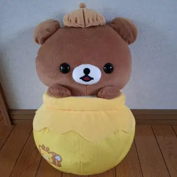 리락쿠마 봉제 인형 항아리