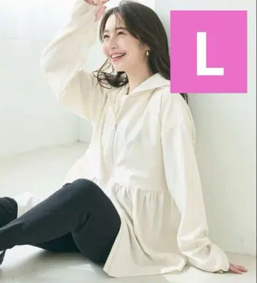 coca UV 차단 개더 후드티