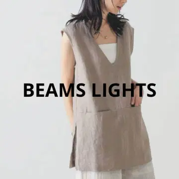 린넨 100% 빔즈 빔즈 해린본 린넨 베스트 탱크탑
