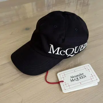 Alexander McQueen 야구 모자 블랙 M