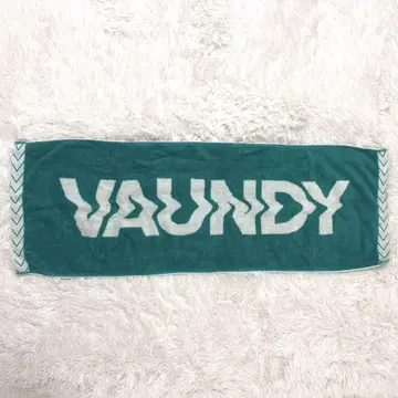 Vaundy 타월 머플러 타월 그린 터콰이즈 블루