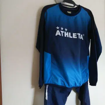 ATHLETA 긴팔 자켓 파랑 그라데이션 상하의 세트