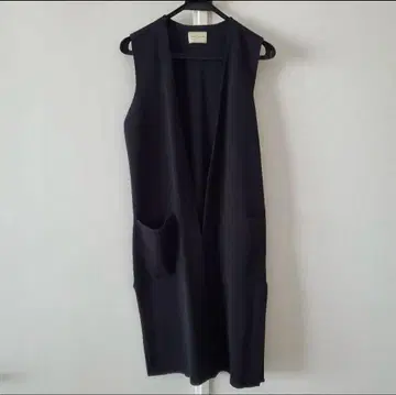 UNITED ARROWS 노카라 사이드 슬릿 니트 베스트