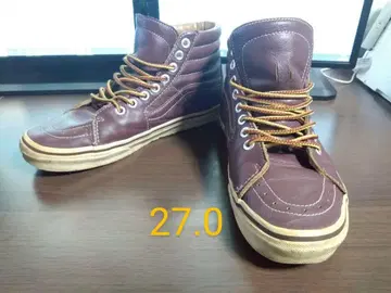 반스 Vans Sk8-Hi 브라운 27.0cm 반스