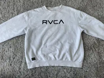 RVCA 화이트 맨투맨 M 사이즈