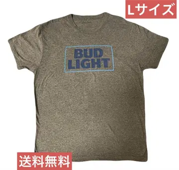 [무료배송] bud light 기업 티셔츠 그레이 L 사이즈 맥주