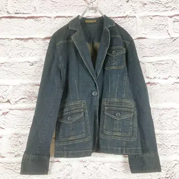 r271 ESPIE' 다크 블루 데님 자켓 테일러드
