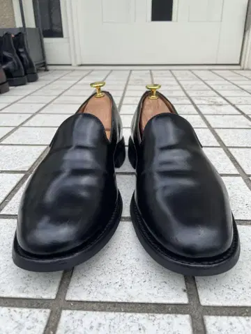 '새상품급' SANDERS 플레인 앨버트 슬리퍼 SIZE7