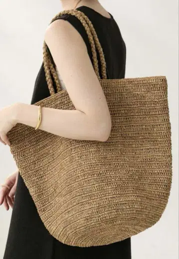 Plage RAFFIA BASKET 백 새상품 미사용 택 포함