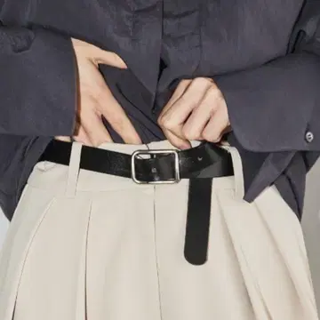 TODAYFUL 투데이풀 블랙 가죽 벨트