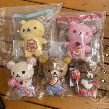 리락쿠마 츄파차프스 봉제 인형 5종 세트