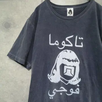 타코마후지 레코드 네이비 티셔츠 L 사이즈