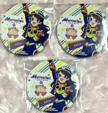 프리파라 프리티 리듬 무테킹 캔뱃지 우에바 미아 3개