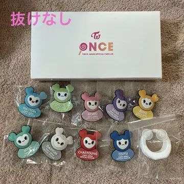 ONCEJAPAN 계속 혜택 응원봉 데코레이션 반지 TWICE