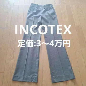미사용 인코텍스 INCOTEX 슬랙스 팬츠 XS 여성용