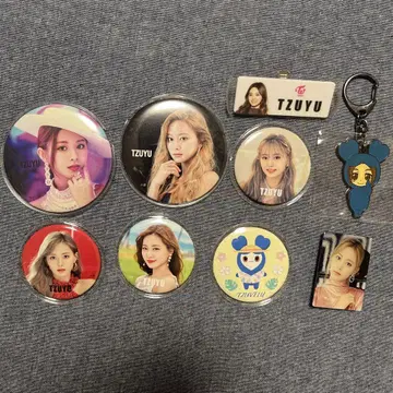 TWICE 쯔위 캔뱃지 9개 묶음 판매 세트