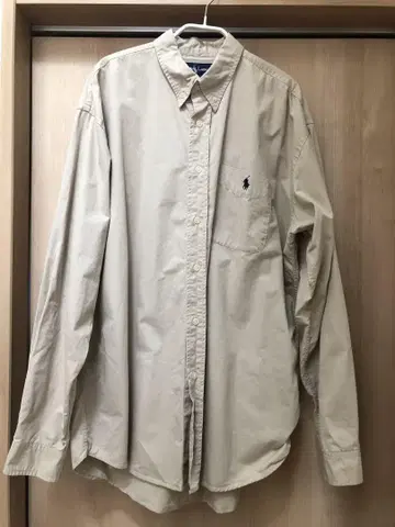 Ralph Lauren BLAIRE XL 베이지 긴팔 셔츠