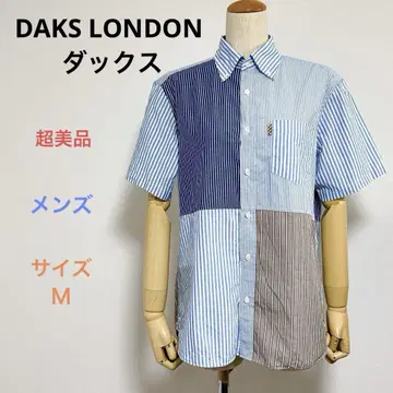 컨디션 최상 DAKS LONDON 닥스 남성용 반팔 캐주얼 셔츠 M