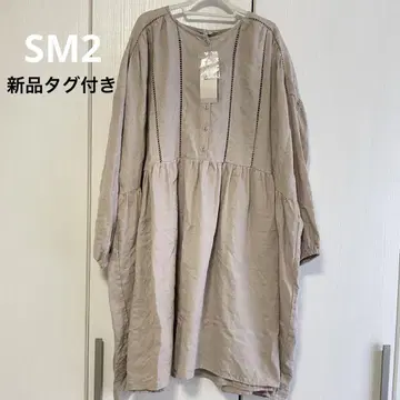 SM2 사만사 모스모스 튜닉 베이지 레이스 부드러운