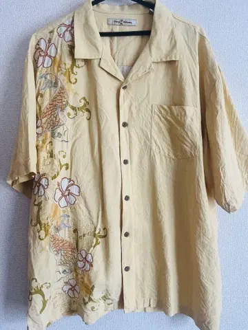 Tommy Bahama 알로하 셔츠 자수