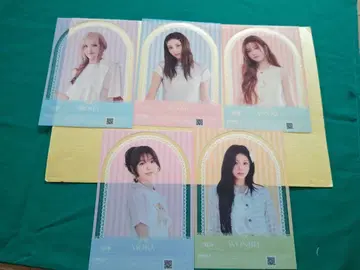 K-POP ILLIT 미니 클리어 포스터 5종 세트