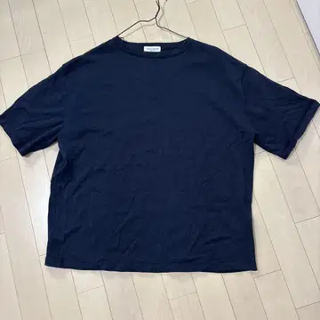 macalastair 네이비 크루넥 티셔츠