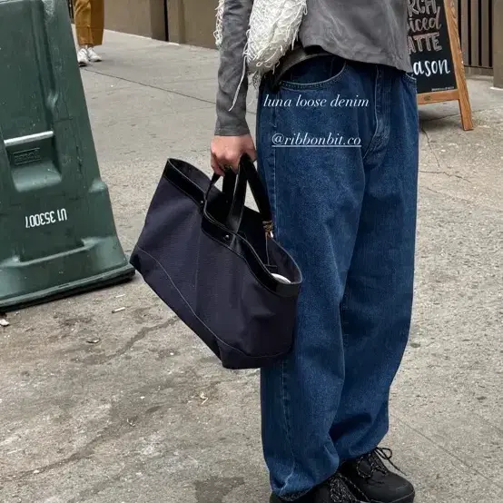 ★送料・関税込★RIBBONBIT★Luna Denim Pants★デニム★ Luna Denim Pants - RIBBONBIT