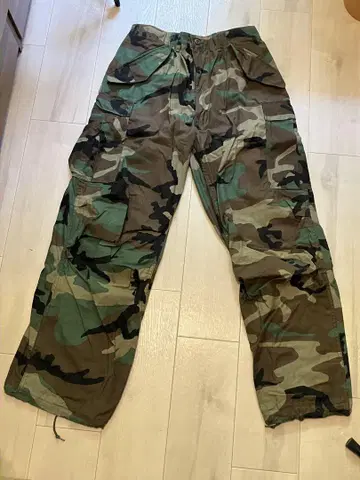 미군 M-65 카고 팬츠 우드랜드 카모 M-R