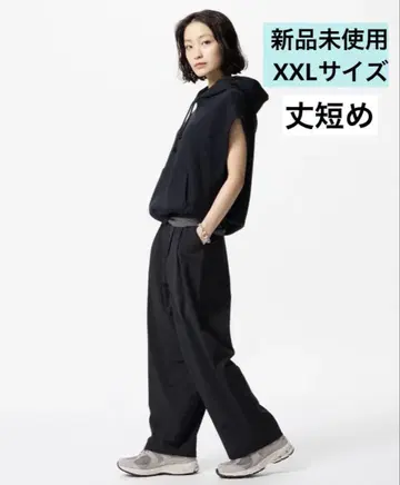 택 포함 새상품 유니클로 울트라 스트레치 액티브 와이드 팬츠 2XL