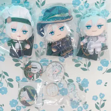 트위스티드 블루룸 가라마스 셰프 캔뱃지 봉제 인형 실버