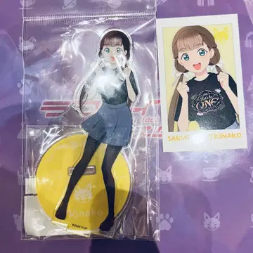 사쿠라코지 키나코 아크릴 스탠드 폴라로이드 카드 호치