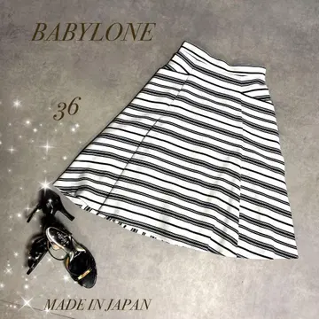 BABYLONE / A 라인 플레어 스커트 36 성인 여성 고급