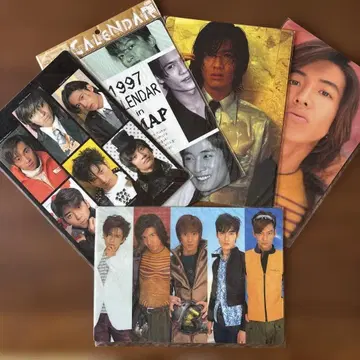 미개봉품 SMAP 기무라 타쿠야 책받침 5장 모리 군 포함