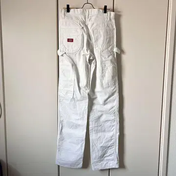 DICKIES 페인터 팬츠 W30 L34 흰색 화이트