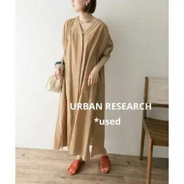 URBAN RESEARCH/코튼/면/롱 원피스/루즈핏/겉옷