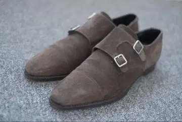CROCKETT&JONES LOWNDES 스웨이드 더블 몽크