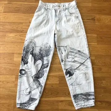 Bershka DENIM 디즈니 미키마우스 청바지