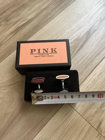 THOMAS PINK 커프스 단추 핑크