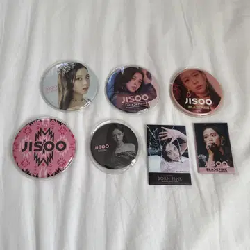 BLACKPINK 지수 캔뱃지