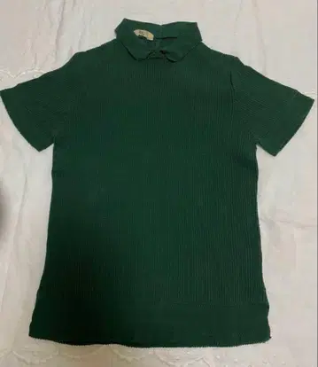 45R 레이스업 모스그린 블라우스