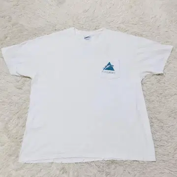 헤인즈 XL 포켓 부착 티셔츠 90s 싱글 스티치