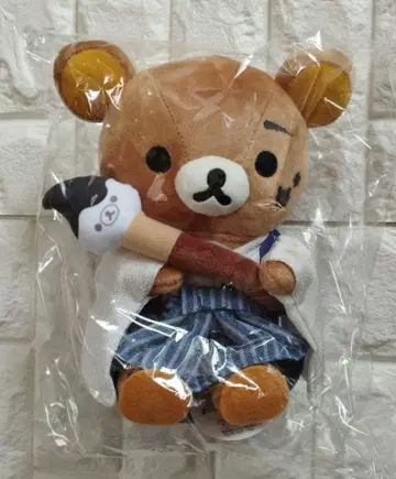 리락쿠마 서예가 봉제 인형