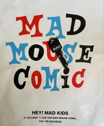 머드 마우스 코믹 MAD MOUSE COMIC 키링 스티커