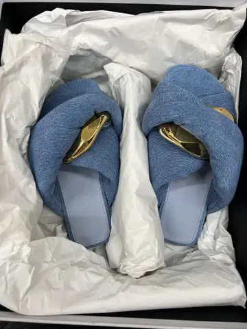 JW Anderson 데님 샌들 미사용 새상품 정가 8만 엔 사이즈 35