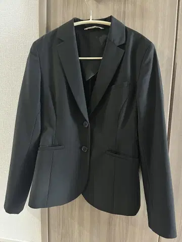 블랙 테일러드 자켓 S